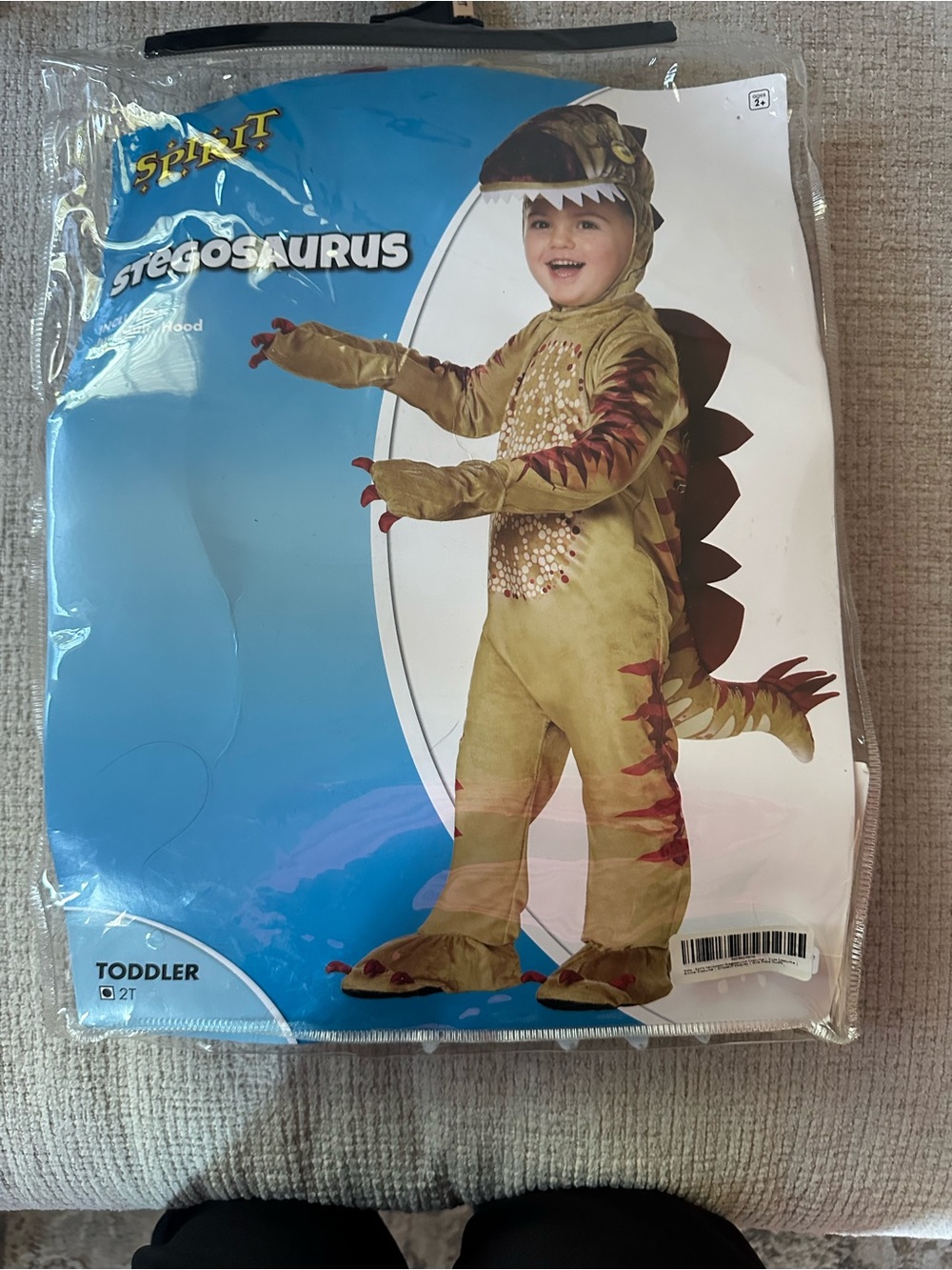 Spirit Stegosaurus Toddler Costume - Green Dinosaur Outfit 2T
